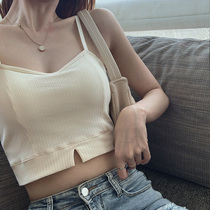 Harness Vest Woman Inner Hitch Outside Wearing Design Sensation Small Crowdchest Cushion Underwear Integrated Beauty Back Bra Punch Bottom Smear