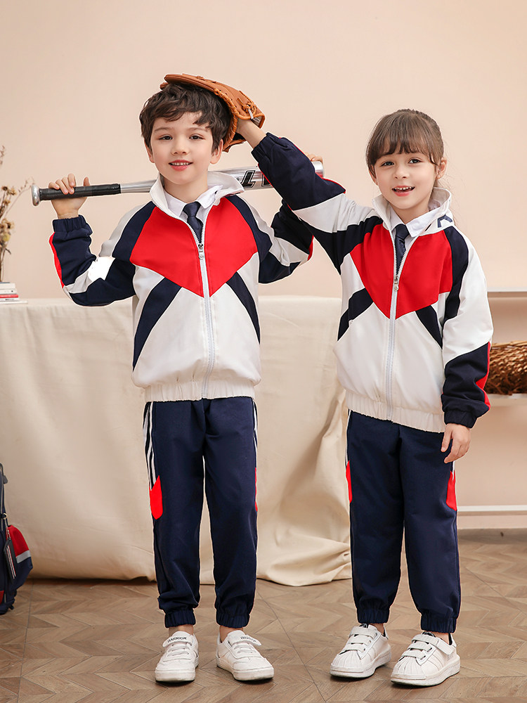 Kindergarten Garden Clothing Spring Autumn Clothing Children Yinglun Wind Sports Three Suits Class Clothes Elementary School Children School Uniform Suit Teacher Clothes