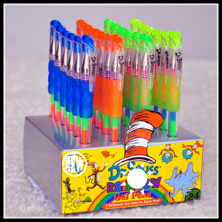 Export colorful pen a multicolored bamboo neutral pen colored pen core Christmas gift multicolored one