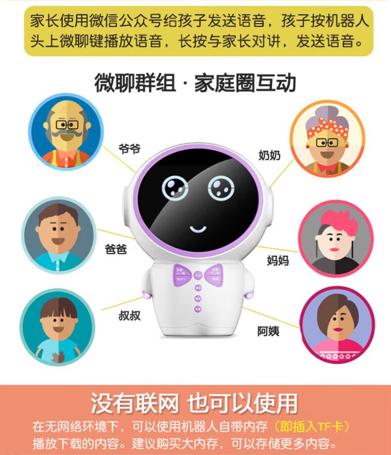 Robot thông minh giáo dục sớm máy wifi trẻ em công nghệ cao đối thoại bằng giọng nói câu chuyện máy học đồ chơi thông minh đồ chơi giáo dục chính hãng