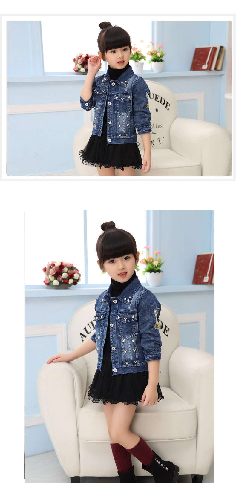 Veste pour fille en toile - Ref 2158370 Image 30