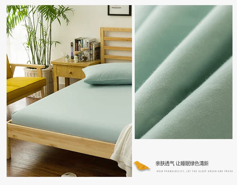 Sen mềm giường custom-made Li mảnh bông 1,5m 1.8m khăn trải giường Khăn trải giường cotton Simmons nệm bảo vệ - Trang bị Covers ga trải giường chun đẹp	