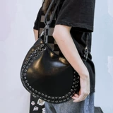 Сумка подмышку, вместительная и большая сумка через плечо, сумка на одно плечо, Южная Корея, осенняя