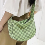 Брендовая вместительная и большая летняя сумка на одно плечо, популярно в интернете, 2023