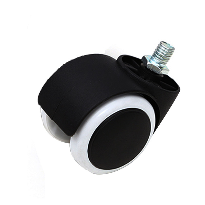 Silent wheel screw mouth swivel chair wheel Caster universal wheel roller Boss chair Big work chair wheel accessories Office chair wheel