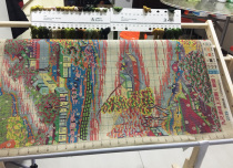 Home thick cross stitch shelf simple solid wood embroidery frame adjustable embroidery frame delivery tools General clearance Special