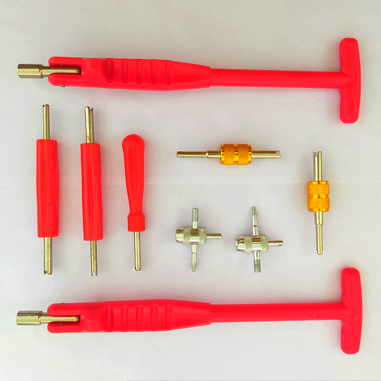 Pull Rod Aluminum Alloy Mounting Tool Air Conditioning Valve Core Wrench Puller Gas Nozzle Replacement tyre