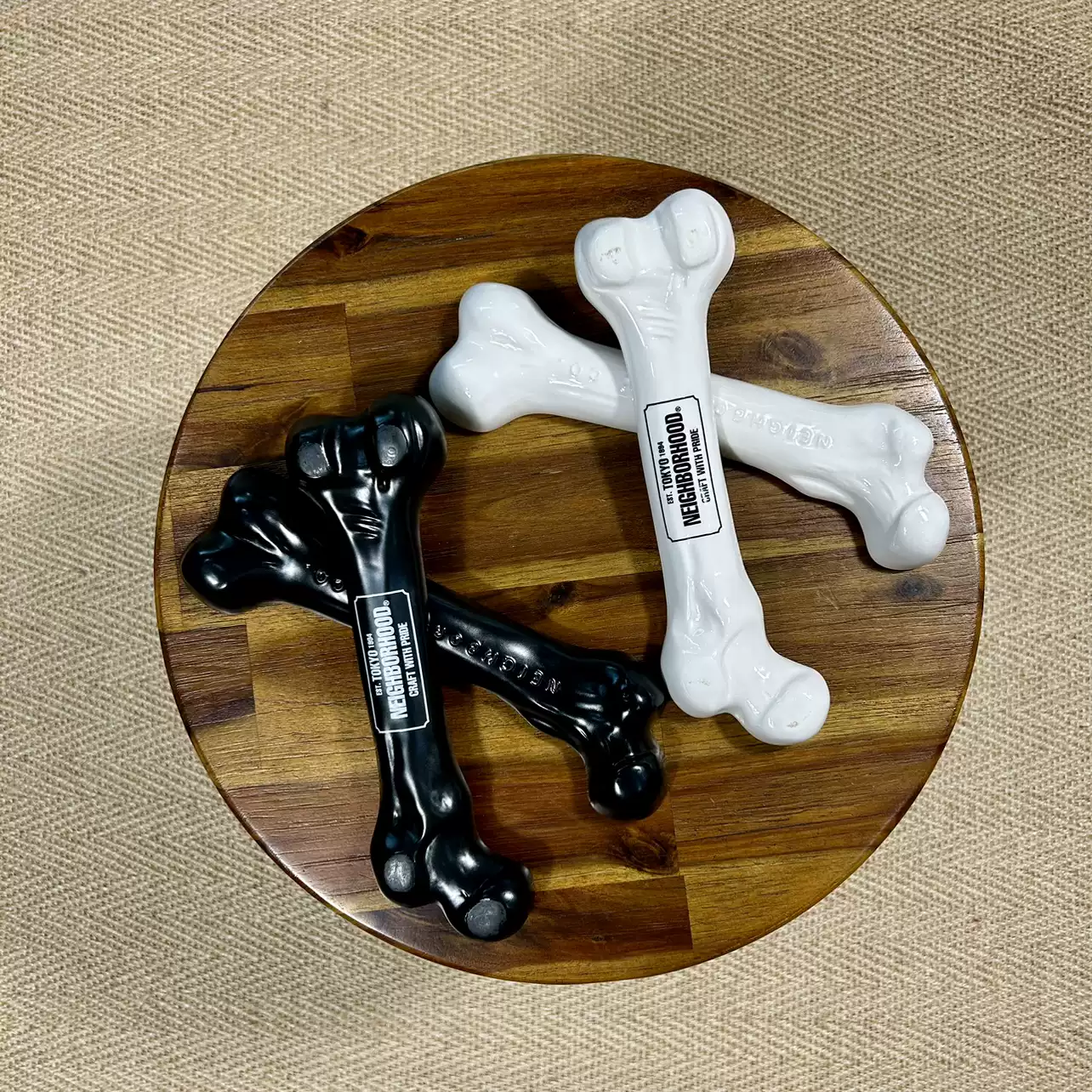NEIGHBORHOOD BONE PALO SANTO HOLDER. CE Neighborhood Bone Palo