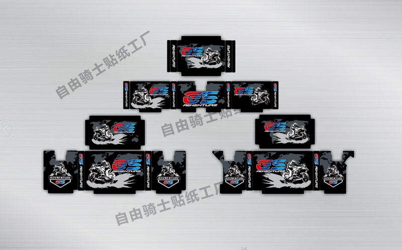 Motorcycle Three-Box Sticker Decals Benelli 502X 702X Xiao 500 Xiao 750 Motorcycle Three-Box Stickers Universal Motorcycle Three-Box Sticker Decals Benelli 502X 702X Xiao 500 Xiao 750 Motorcycle Three-Box Stickers Universal