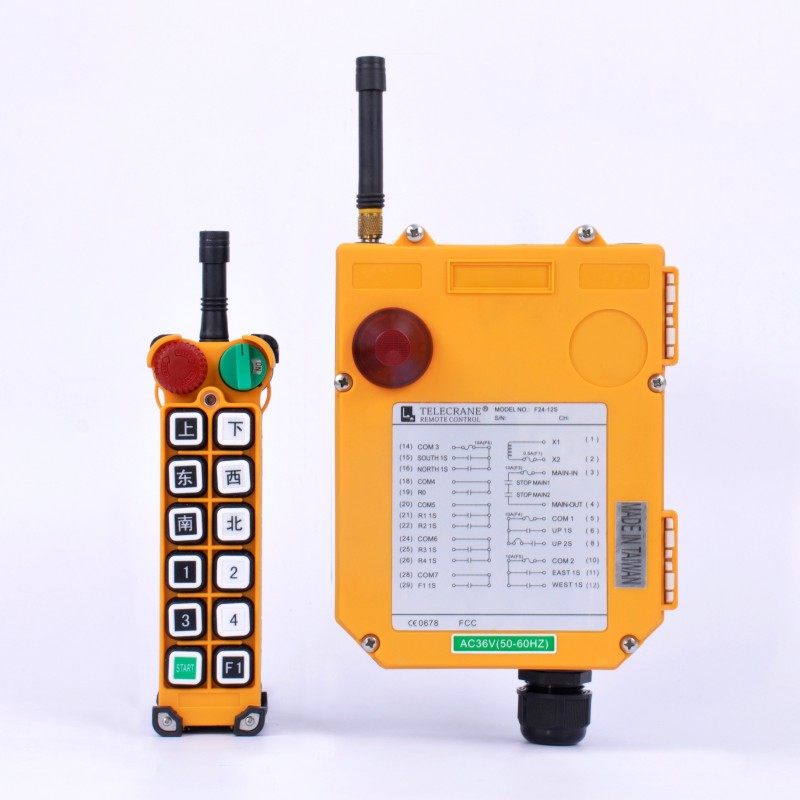 F24-12D 12S Remote Control Crane Driving Remote Control Industrial Wireless Remote Control Taiwan Yuding Double Speed