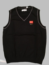 Autumn and winter chisel National team new Olympic Committee sports sweater vest wool sweater horse clip warm back