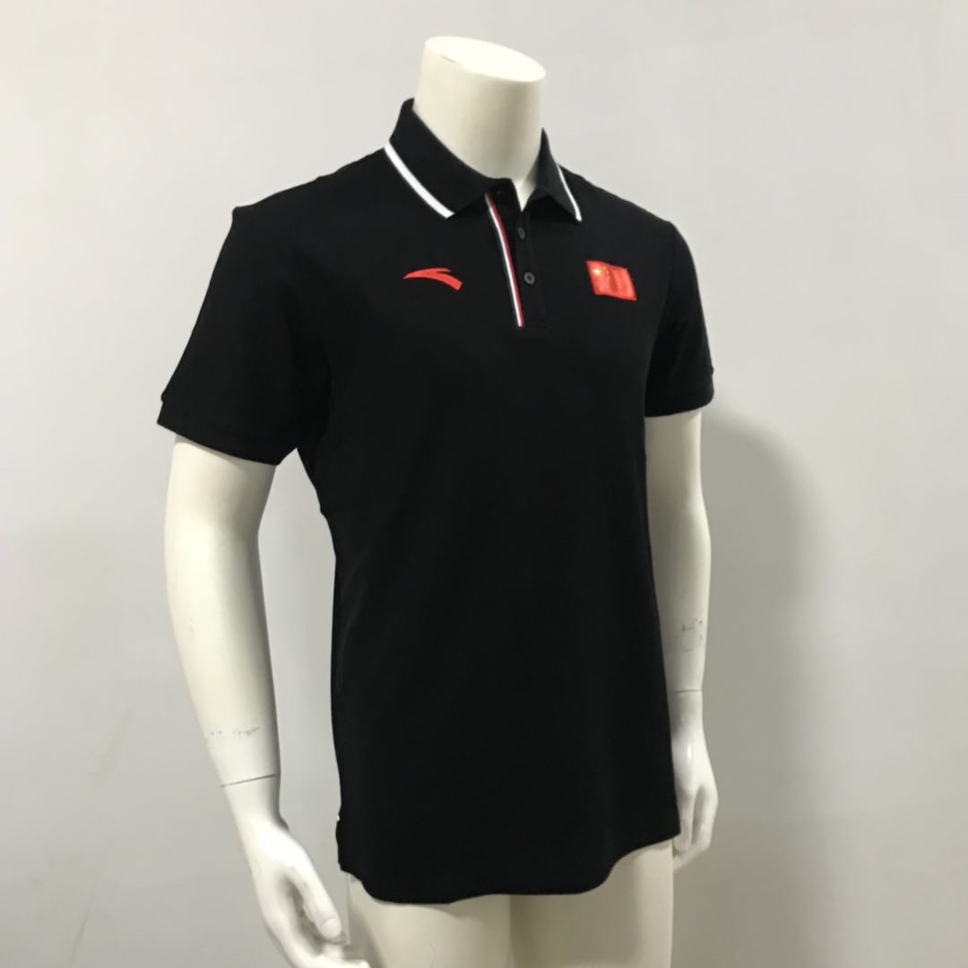 Đội tuyển quốc gia ANTA / Anta tài trợ áo sơ mi polo ngắn tay mới 2018 cho nam ve áo ngắn T thời trang đơn giản - Áo polo thể thao áo polo nam trung niên