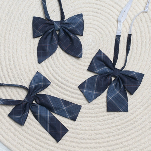 [Cherry JK] Голубой туман море глубоко синяя сетка маленькая маленькая юбка Skolen Word термин кроличьи ухо