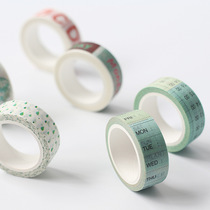 Handbooks and paper adhesive tapes Point pane Bar Digital Weather Alphabet Hand Tent this material DIY decoration H5