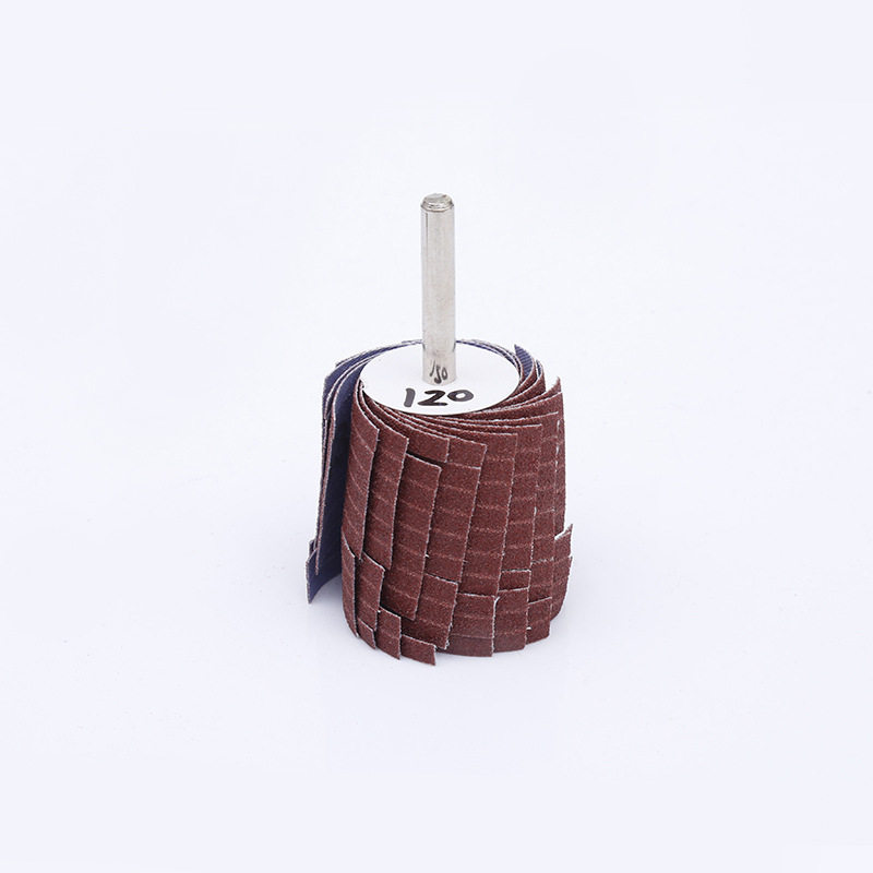 Woodworking Grinding Head with Internal Hole for Polishing Gaps, Sandpaper for Wood Carving, Curved Surface, with Handle, Abrasive Cloth Wheel, Grinding Head, Grinding Wheel