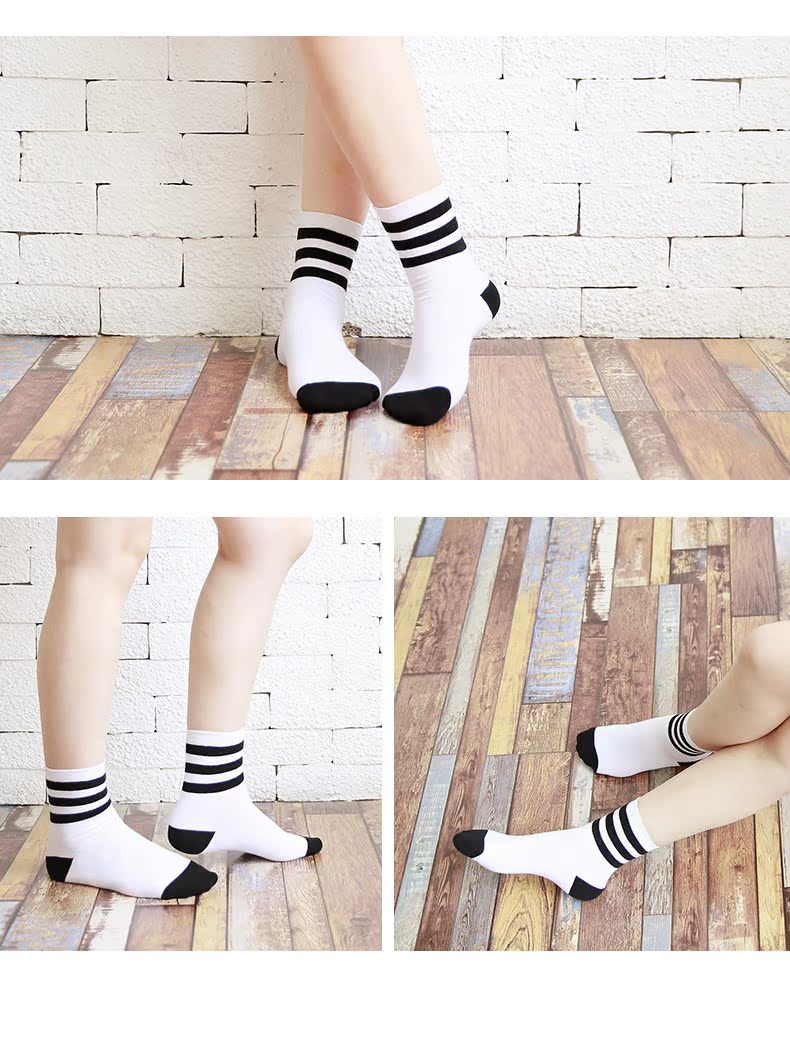 Tất nữ mới vớ cotton mùa thu và mùa đông Tất nữ ống cotton tất ngắn cổ