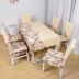 Khăn trải bàn ghế đệm ghế bìa bộ bàn cà phê khăn trải bàn Châu Âu vải nhà khăn trải bàn ăn ghế bìa bìa đơn giản hiện đại