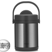 316 stainless steel family insulation lunch box large capacity rice bucket multi-layer vacuum portable rice pot with lunch box 2 liters