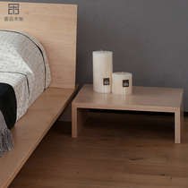 North American black walnut bedside table modern simple bedside table Japanese oak low cabinet
