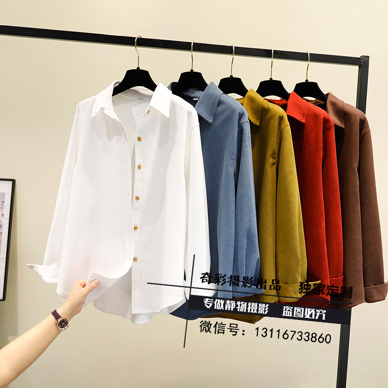 Women's clothing hanging in a shadow shirt hanging for a women's dress for a boys' dress