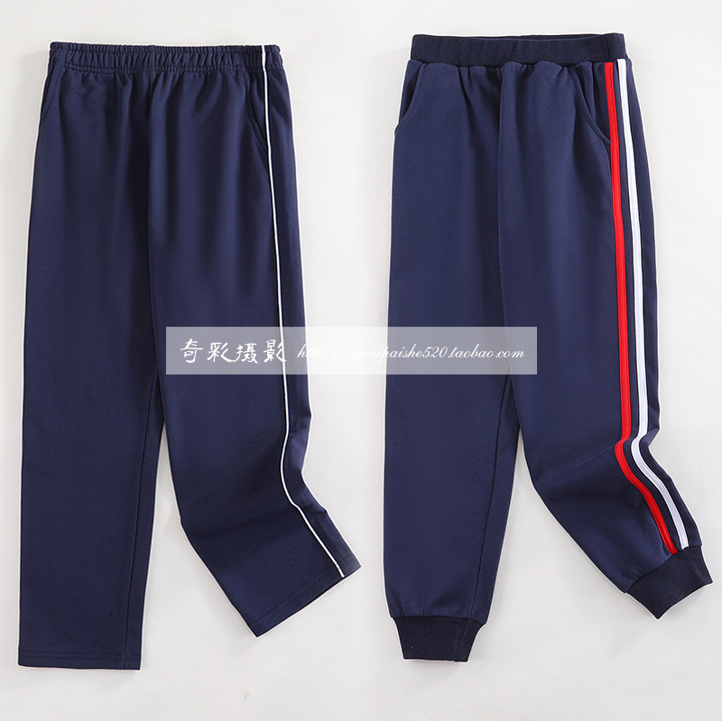 Women's clothing hangover shooting T-shirt Jeans Casual Sports Pants Men's Clothing Shooting children's clothing White Bottom Tiled Swing