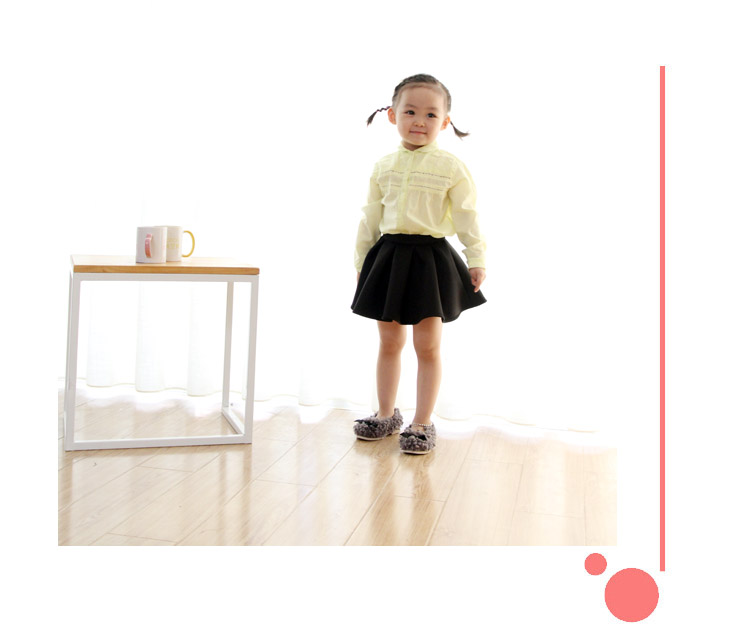 Cô gái váy không khí mùa thu và mùa đông pettiskirt bé quần áo trẻ em một từ váy lớn bé trai màu váy rắn váy xinh cho bé