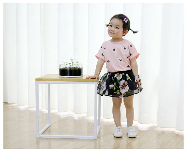 Jupe fillette en mélange - Ref 2048896 Image 11