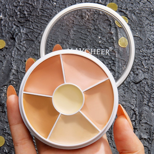 Тональный крем для лица, татуировка, шасси, шесть цветов, скрывает прыщи, против темных кругов под глазами