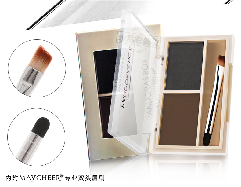 Authentic lâu dài không đánh dấu bột lông mày bút chì lông mày không thấm nước và trang điểm chống mồ hôi nghệ sĩ cho người mới bắt đầu từ lông mày tạo tác - Bút chì lông mày / Bột / Stick kẻ chân mày the face shop