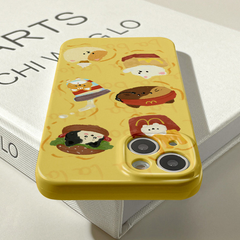 Capa para telemóvel com graffiti animal victory batatas burger_voghion.com