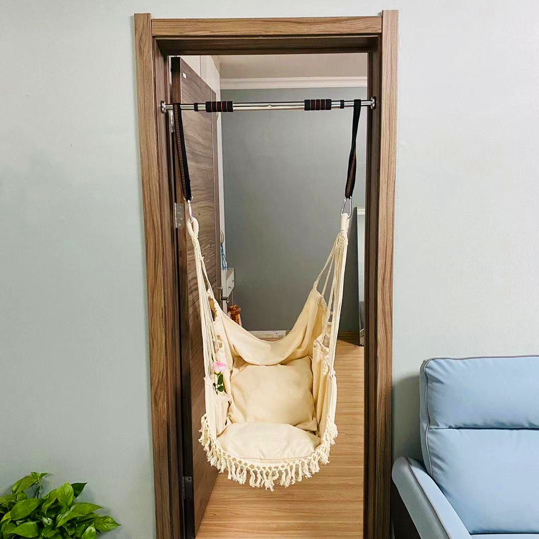 Children's swing indoor horizontal bar free punching home children net red hanging basket rocking chair outdoor rocking blue chair hammock