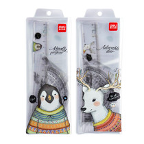 Able 71987 sets ruler plastic transparent ruler Ruler Triangle Ruler Exam 4 pieces measuring ruler student supplies