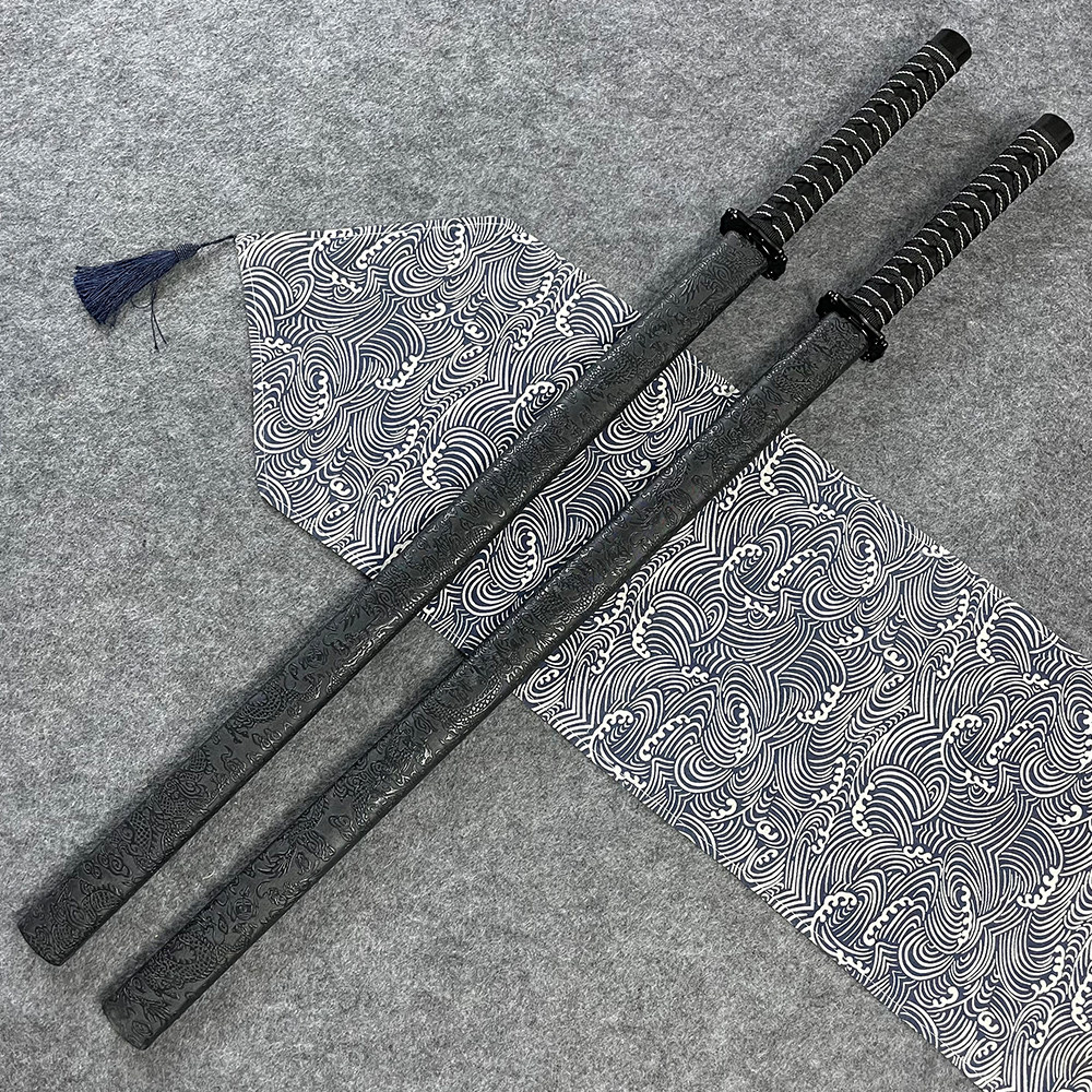 中国龙泉宝剑唐横刀一体龙骨刀剑唐刀锰钢刀户外防身冷兵器未开刃，值得
