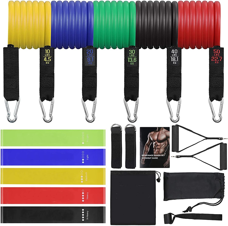 American single tension rope men and women full body training resistance band yoga elastic band home comprehensive fitness equipment - Taobao
