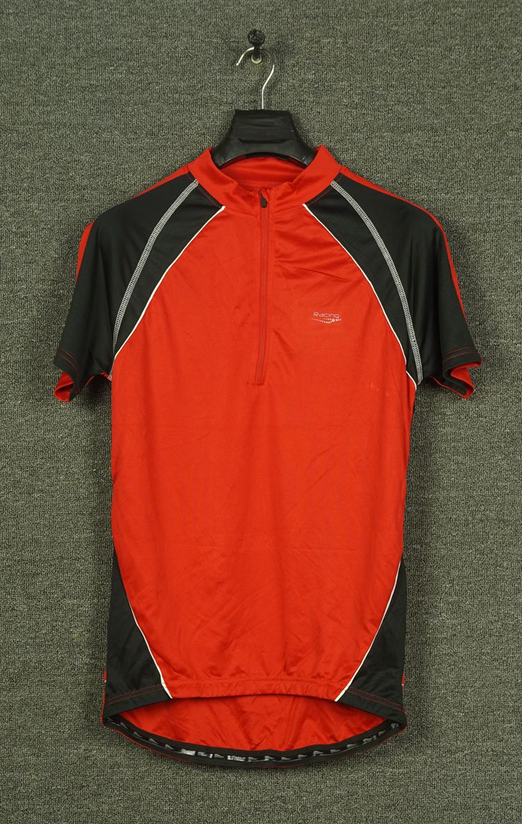 Men's short sleeve cycling suit Summer cycling suit red