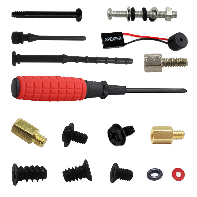 Computer case assembly screw main board fan long solid hard disc graphics card power water cooling row screws coarse tooth copper column