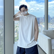 (VERA KANE) Korean ins base inside round neck loose sleeveless T-shirt casual waistcoat vest trendsetter