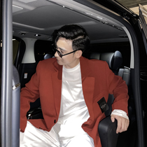 (VERA KANE) Korea ins personality label retro design casual loose long sleeve suit jacket tide man