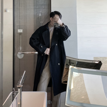  (VERA MENS)Korean ins spring and autumn loose casual long coat coat handsome British trend male