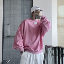  (VERA MENS)Korea ins loose casual sports solid color two-sided wear all-match sweater trendy men and lesbians