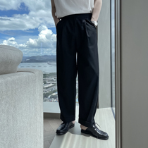(VERA KANE) Korean ins casual retro niche trousers flanging design sense loose trousers trend men