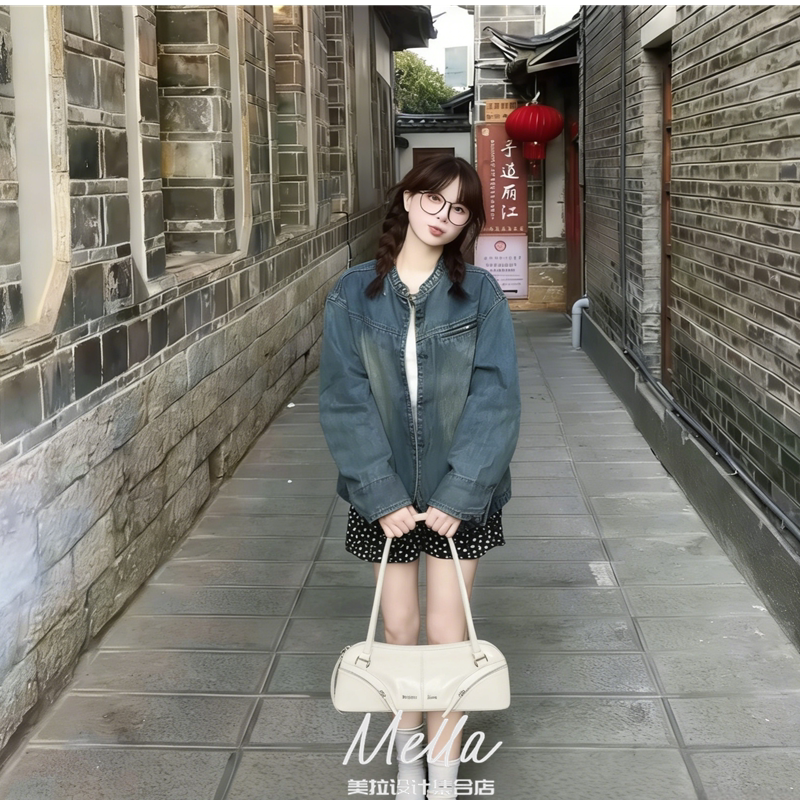 Matin Kim Korean Designer Brand 26Ss New Spring/Summer Collection Curve Curve Fashion Baguette Bag