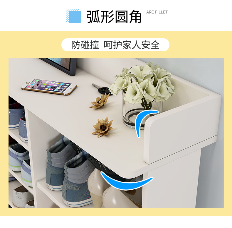 Đơn giản và kinh tế nhà giày giá tỉnh không gian ký túc xá tủ giày đa chức năng lắp ráp nhiều lớp cửa nhỏ kệ giày - Kệ kệ đựng túi xách