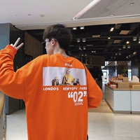 Mùa thu và mùa đông gió áo sơ mi nam sang trọng hiphop phiên bản Hàn Quốc của áo len Những người yêu thích đường phố châu Âu và Mỹ mặc quần áo sinh viên áo đôi hoodie