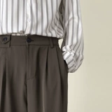 Мужские штаны, костюм, свободный прямой крой