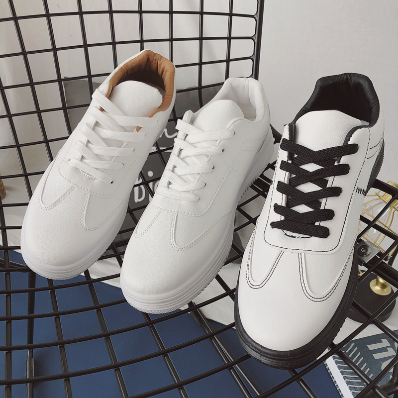 2023 spring 100 hitchhiking shoes teenagers little white shoes men students casual sports boards shoes white Korean version shoes-Taobao
