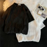 Трендовая футболка с коротким рукавом для влюбленных, изысканный стиль