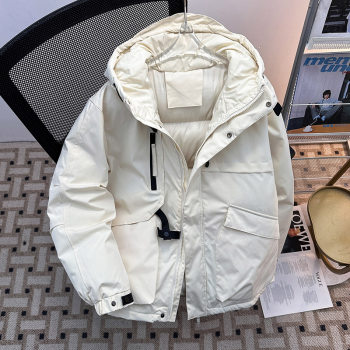 Outdoor windproof hooded cotton coat men's loose casual workwear cotton jacket youth assault down cotton jacket Outdoor windproof hooded cotton coat men's loose casual workwear cotton jacket youth assault down cotton jacket