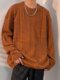 Japaner langärmeliger Pullover für Männer und Frauen, dicker loser runder Nacken, Unterwäsche, INS Trendy Herbst- und Wintergestrickte Pullover