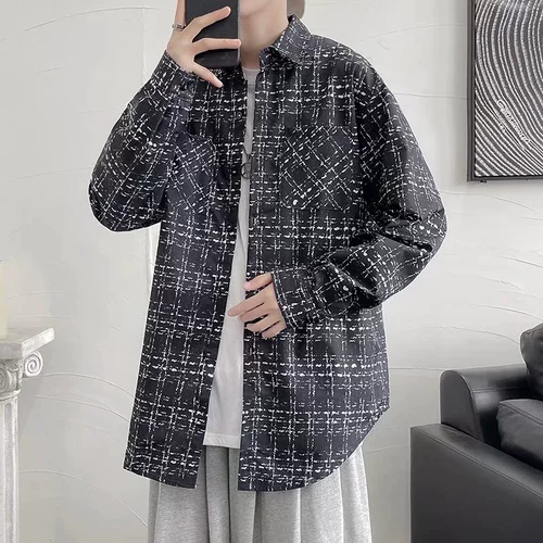 Демисезонный брендовый лонгслив, куртка, рубашка, изысканный стиль